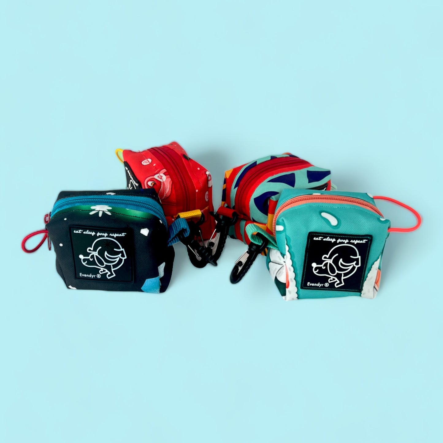 Poop bag holder „Liker du ikke taco?”