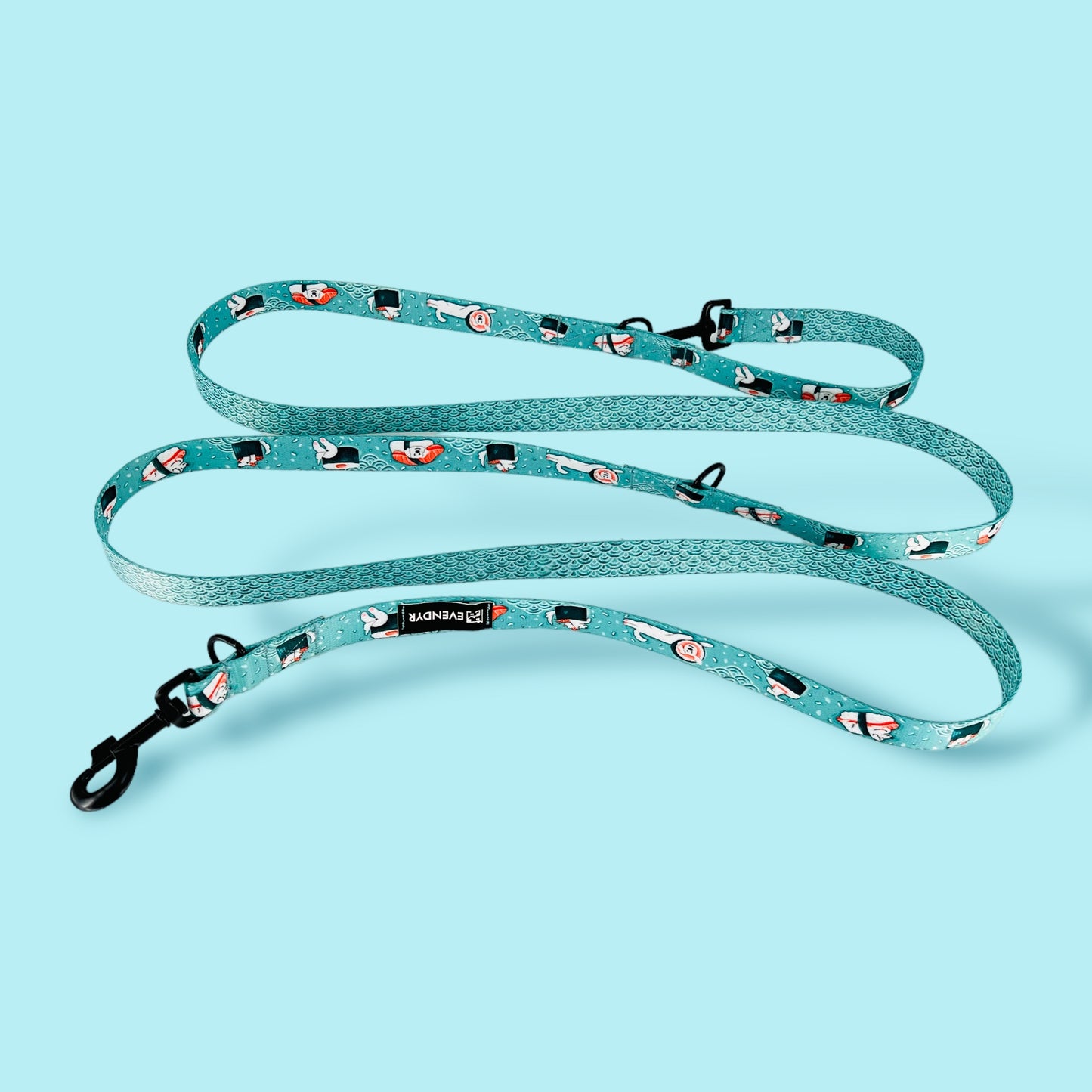 Adjustable dog leash „Velg en laks!"