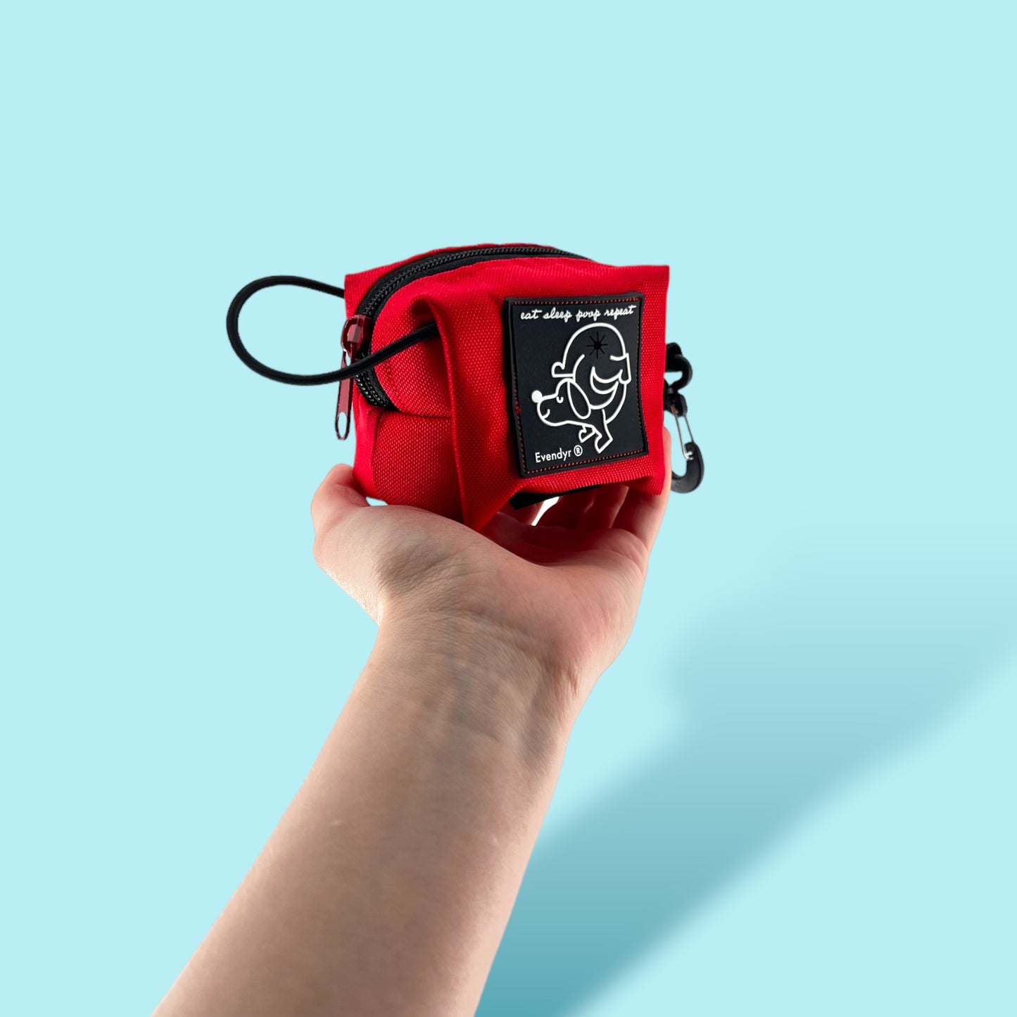 Poop bag holder „Classic Red”