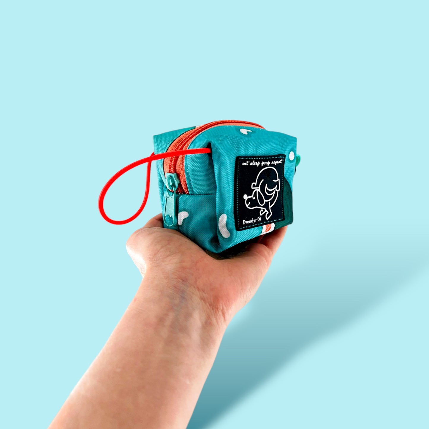Poop bag holder „Velg en laks!”