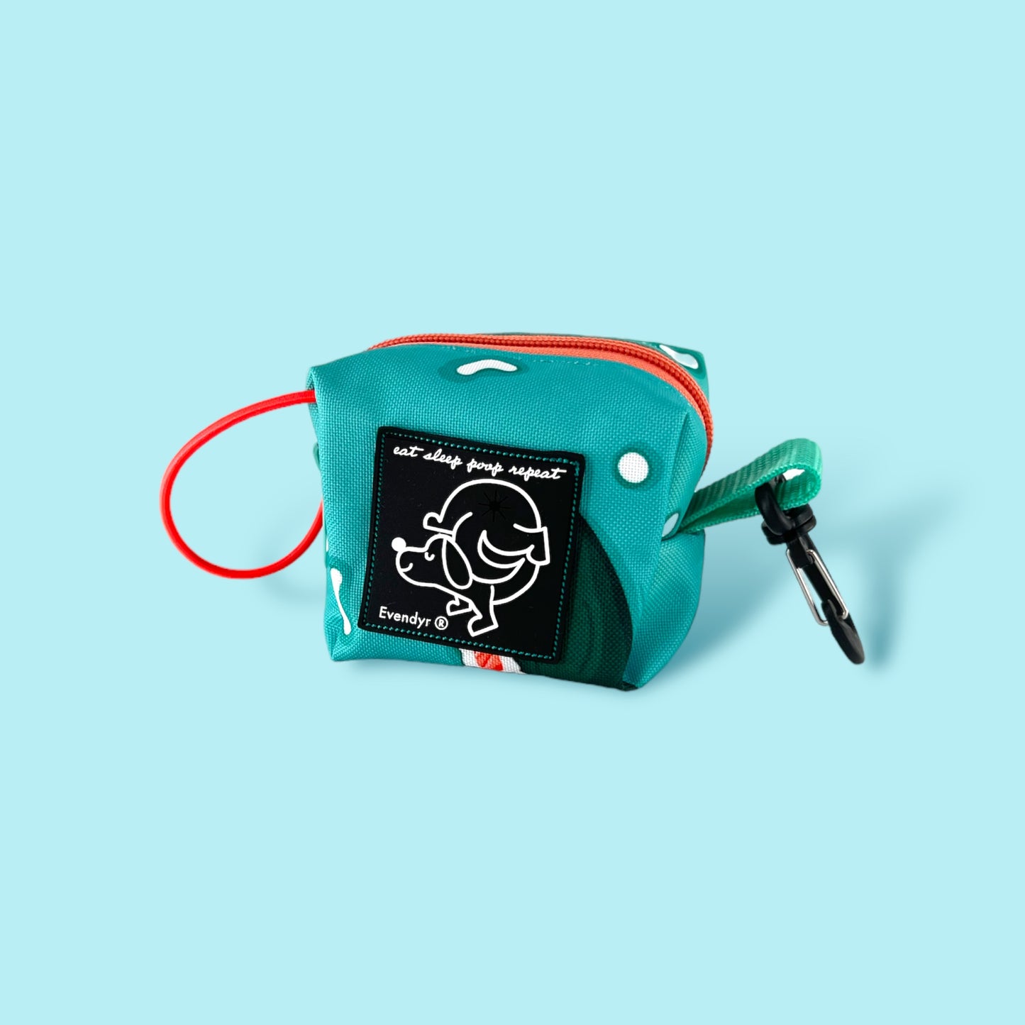 Poop bag holder „Velg en laks!”