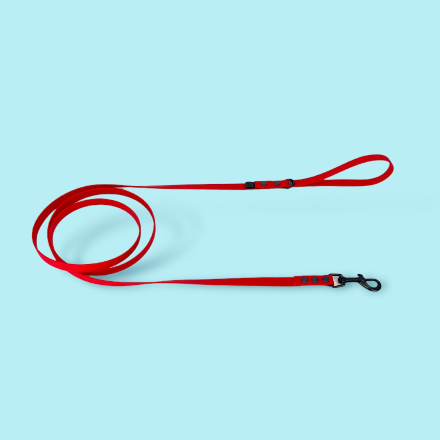 Dog leash BIOTHANE® „Classic Red"