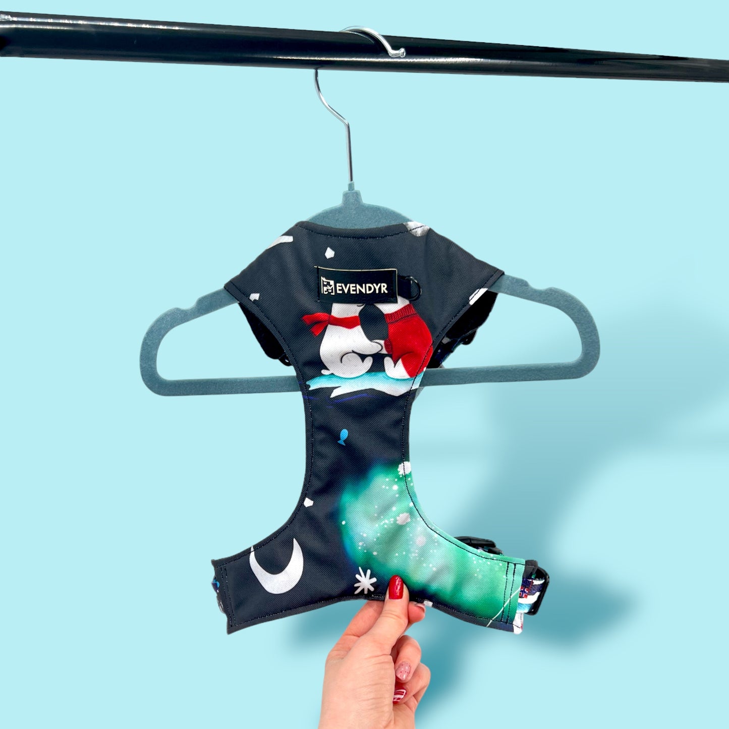 Pressure-free harness Evendyr COMFORT „Aurora PolarBears"