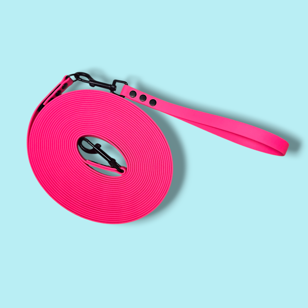 Long training leash BIOTHANE® „Classic Red"