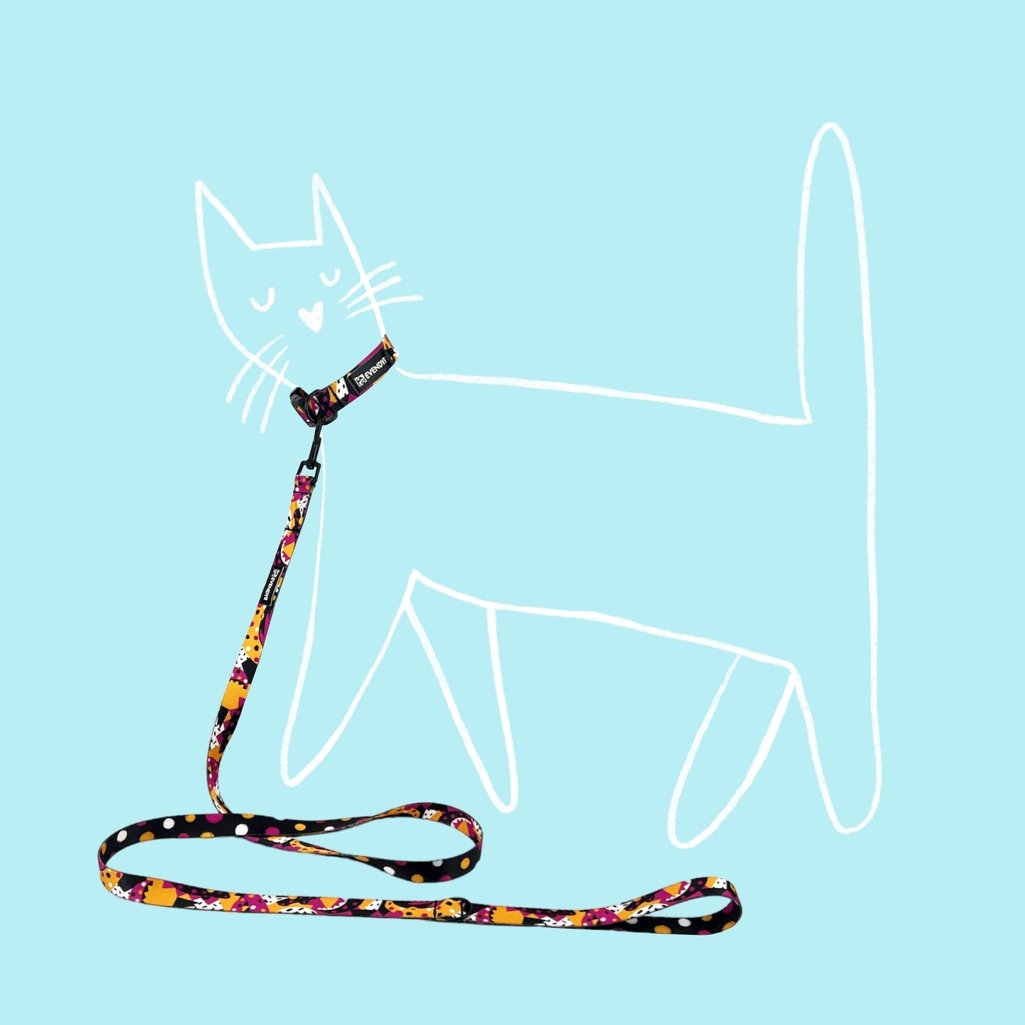 Kattebånd „CROC(s)ODILE"