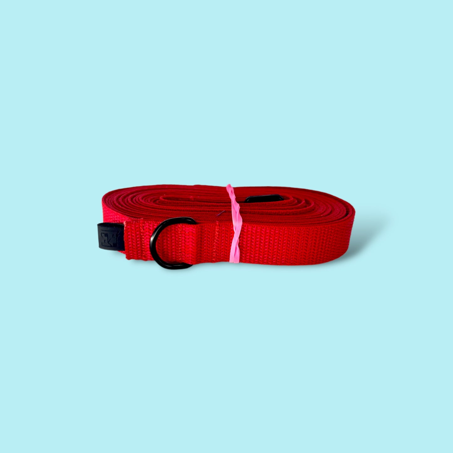 Lightweight training leash „Classic Red”