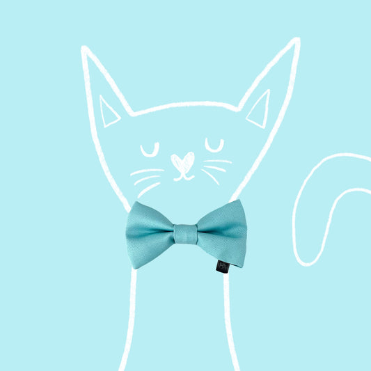 Bow for cat „Sky Blue"